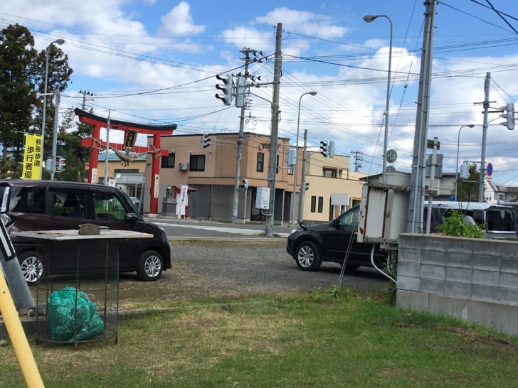 交通広場の駐車場