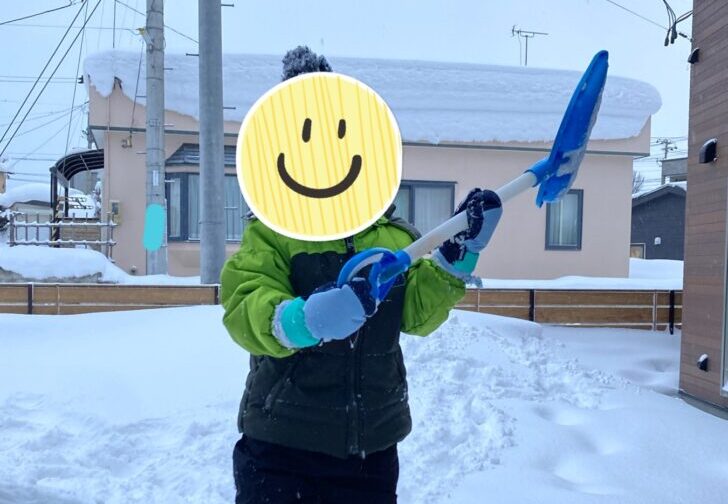 一坪畑は積雪